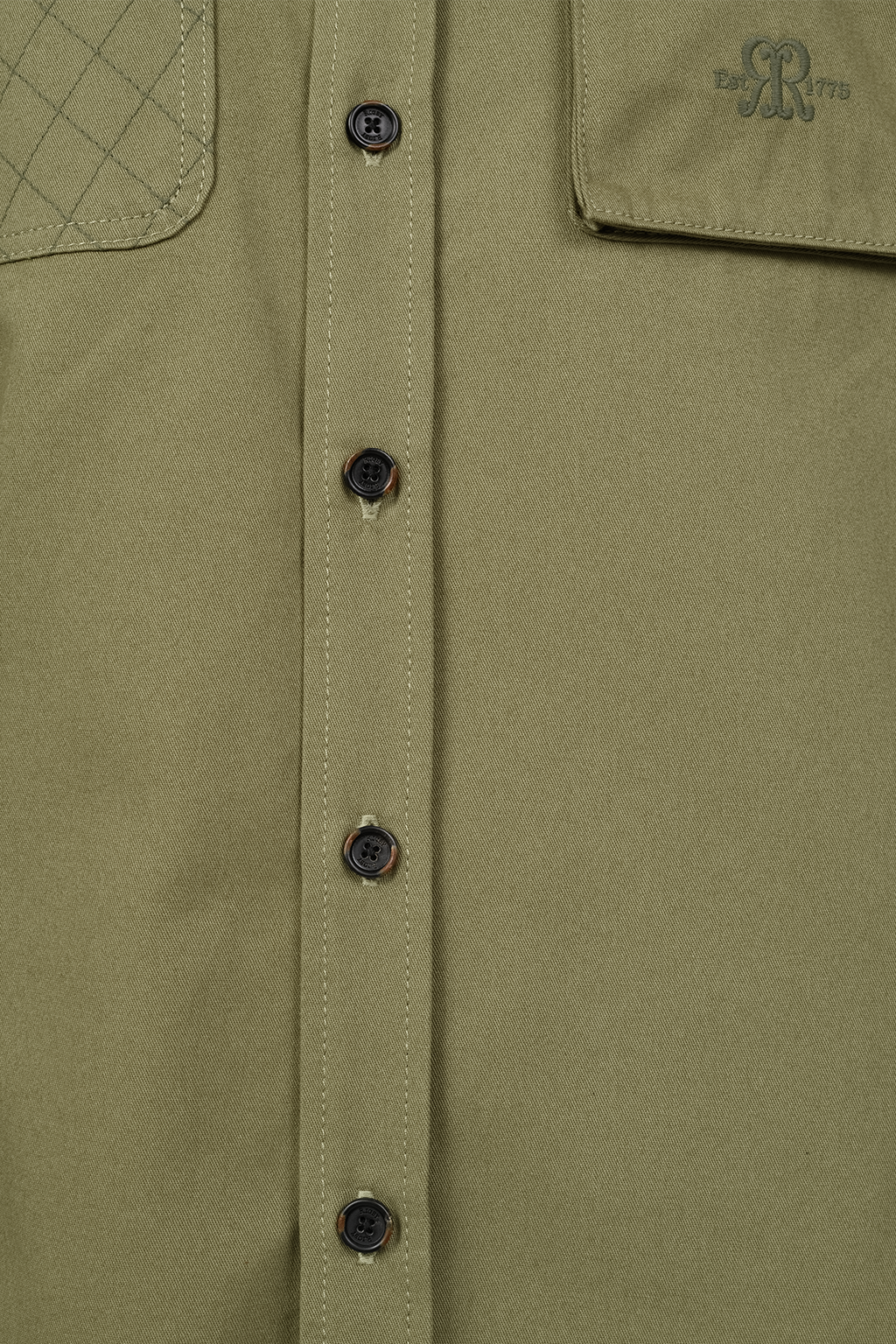 Paul Roberts Khaki Fever Shirt in Olive - Image 10