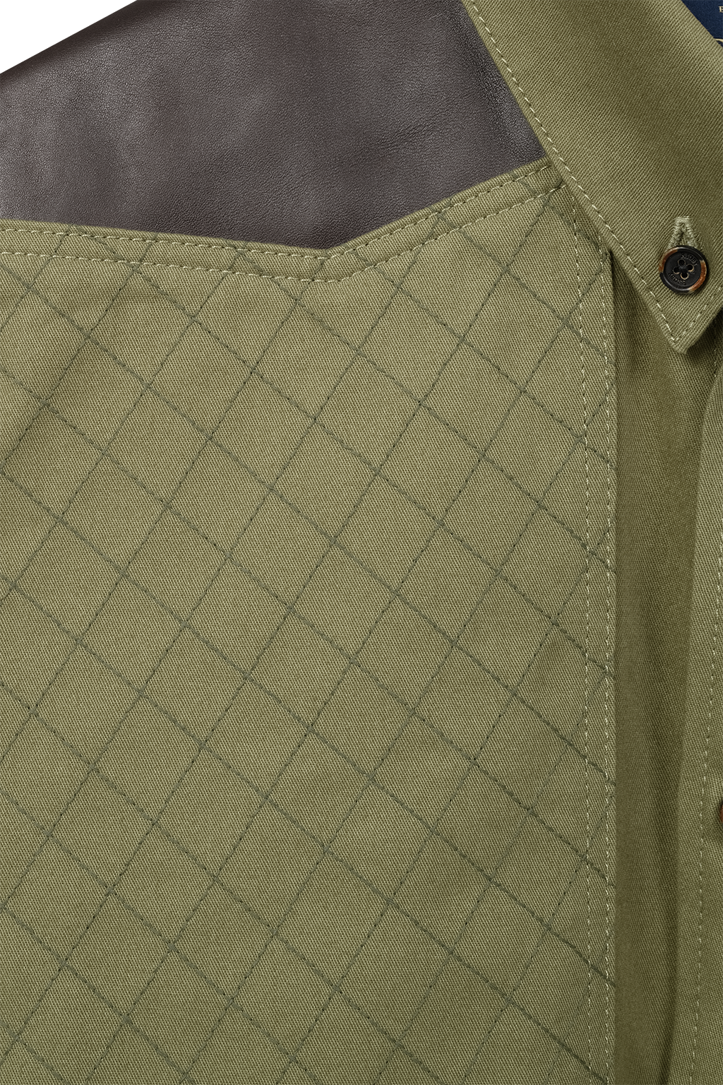 Paul Roberts Khaki Fever Shirt in Olive - Image 12