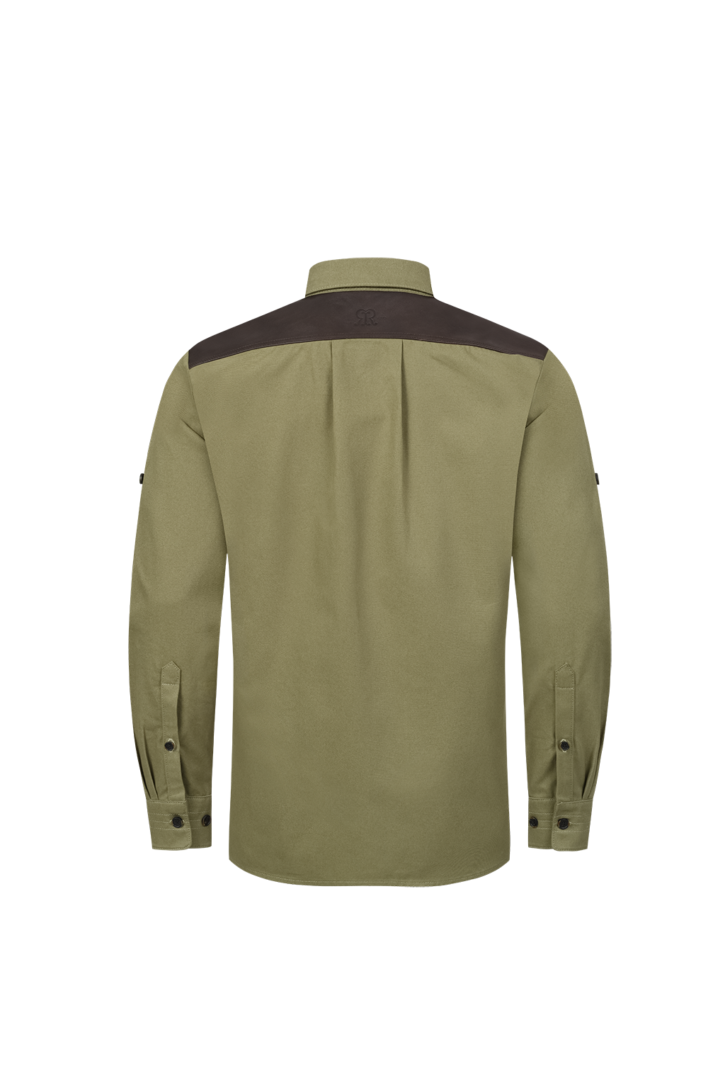 Paul Roberts Khaki Fever Shirt in Olive - Image 4