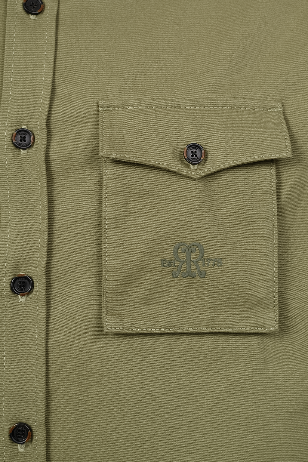 Paul Roberts Khaki Fever Shirt in Olive - Image 6