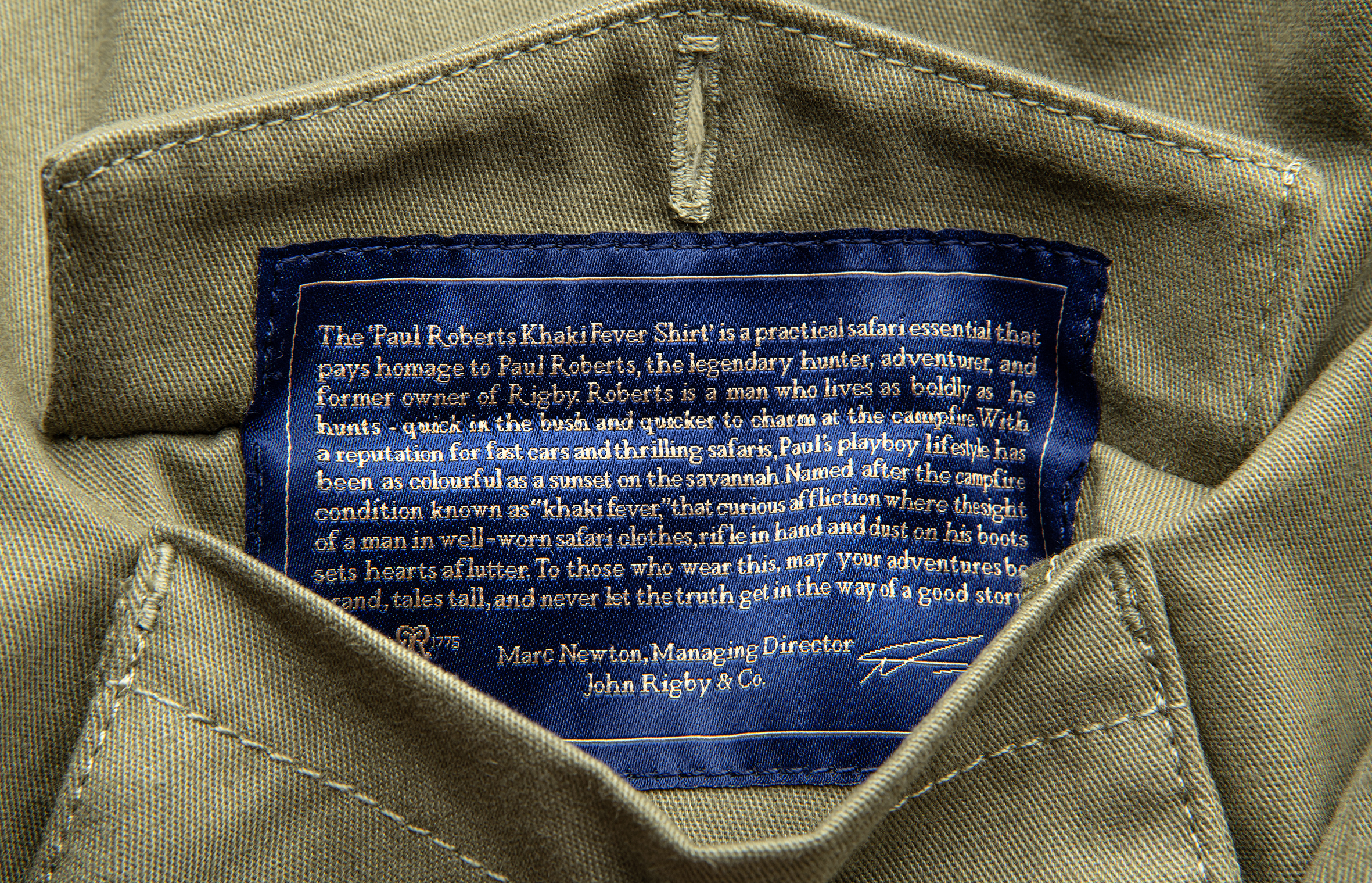 Paul Roberts Khaki Fever Shirt in Olive - Image 13